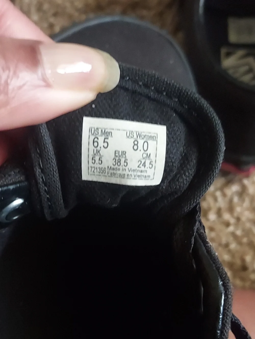 Vans Black Low-Top Sneakers with White Logo